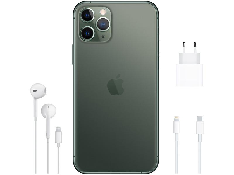 iPhone 11 Pro Apple 64GB Verde Meia-noite - 5,8” 12MP iOS - iPhone